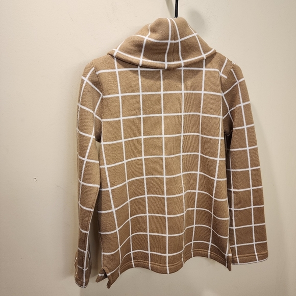 J. CREW cowl Neck Tan Sweater Size S - Picture 7 of 14